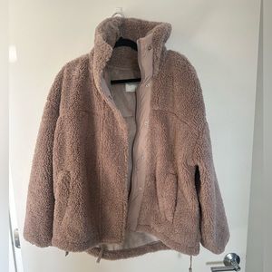 Abercrombie Teddy Sherpa Jacket NWT